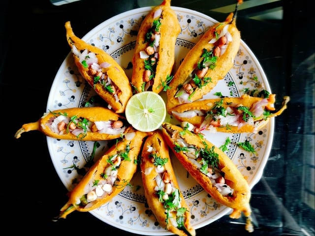 Stuffed Mirchi.
