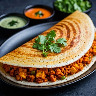Chilli Paneer Dosa