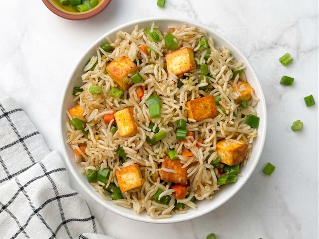 Paneer Fried Rice.