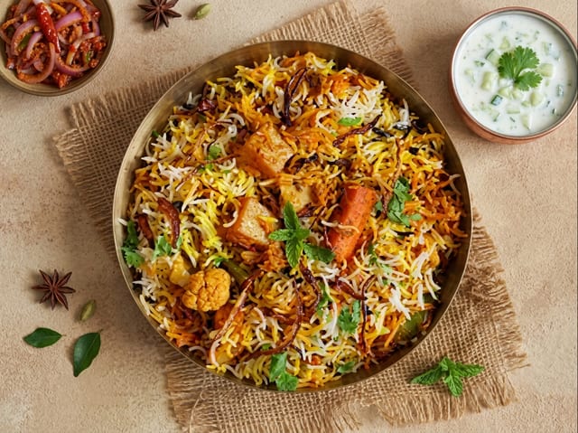 Veg Biryani.