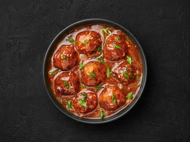 Veg Manchurian.