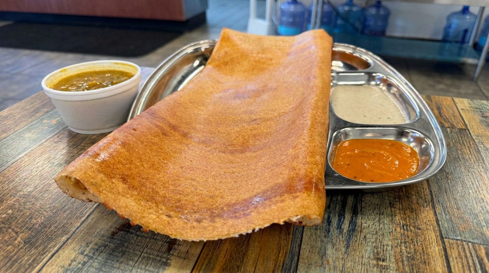 Start with the dosa